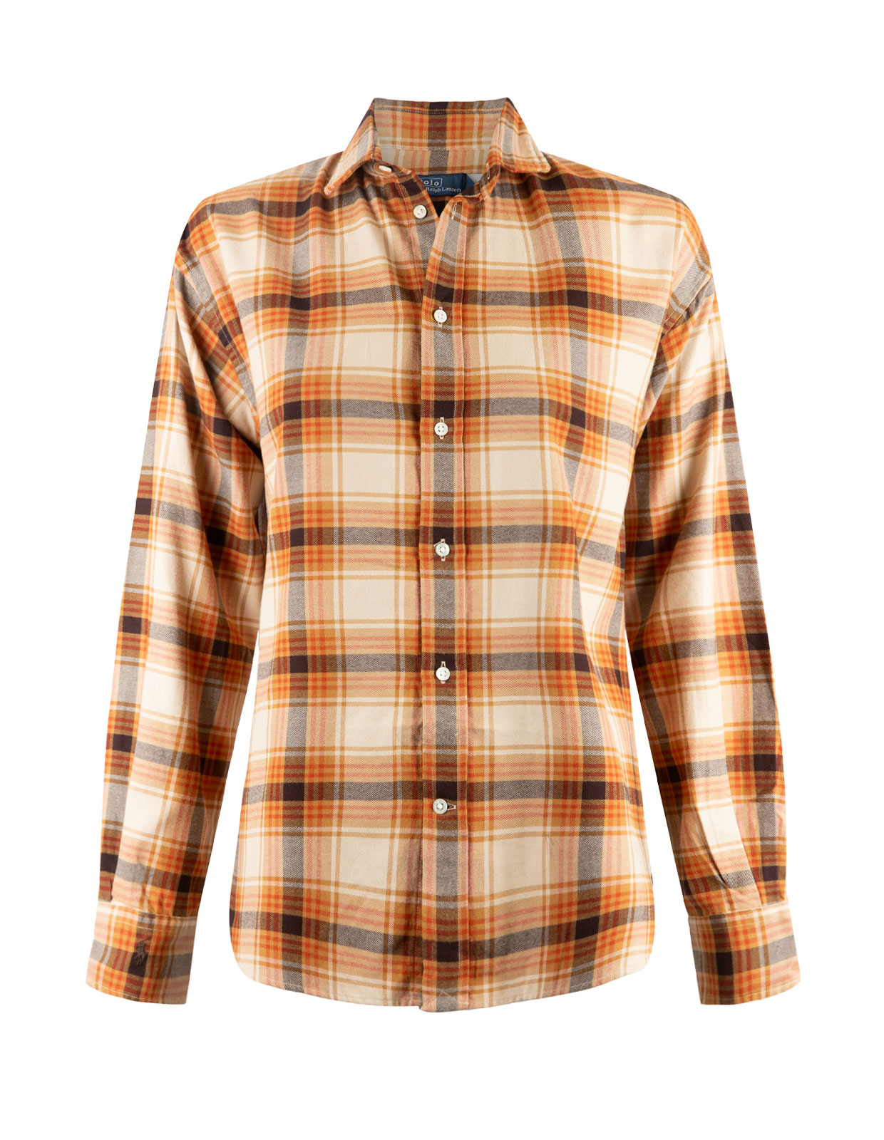 Skjorta Flanell Beige