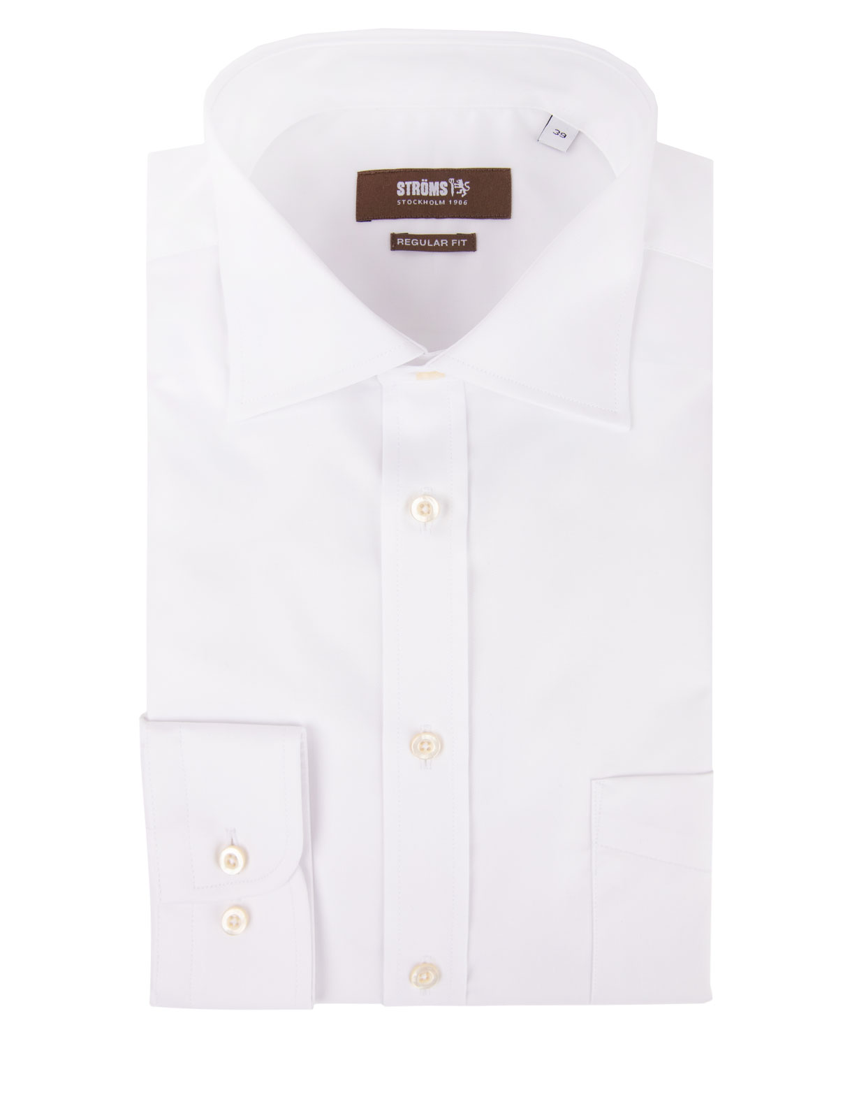 Regular Fit Cotton Shirt White Stl 41