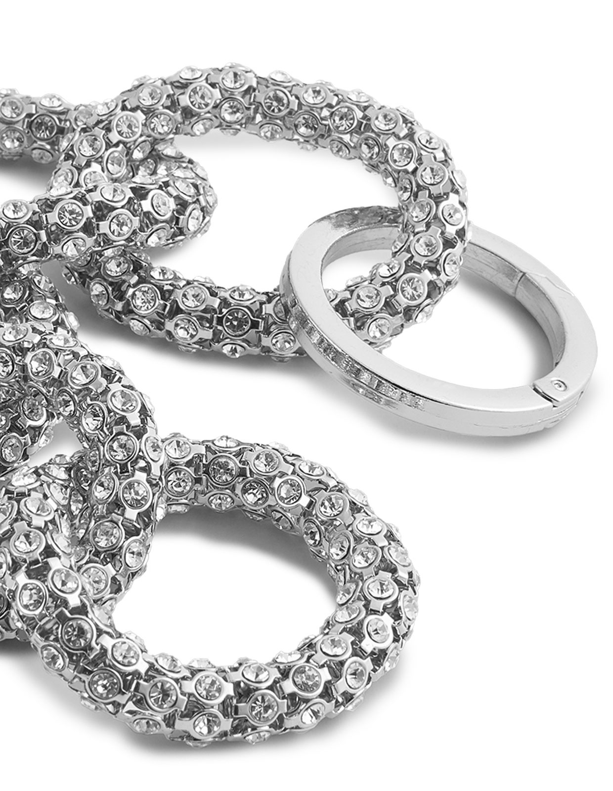 Liviana Conti Glitter Halsband Silver