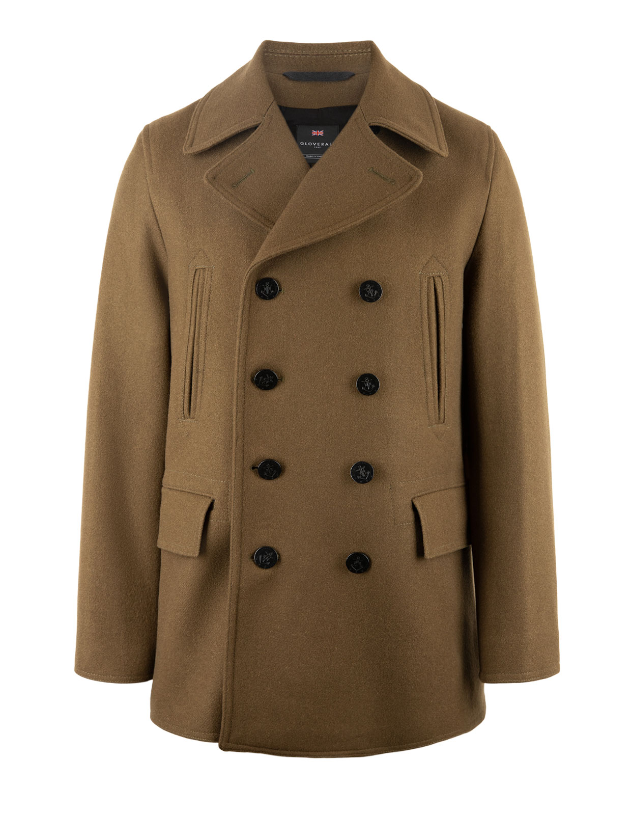 Churchill Peacoat Grön Stl M