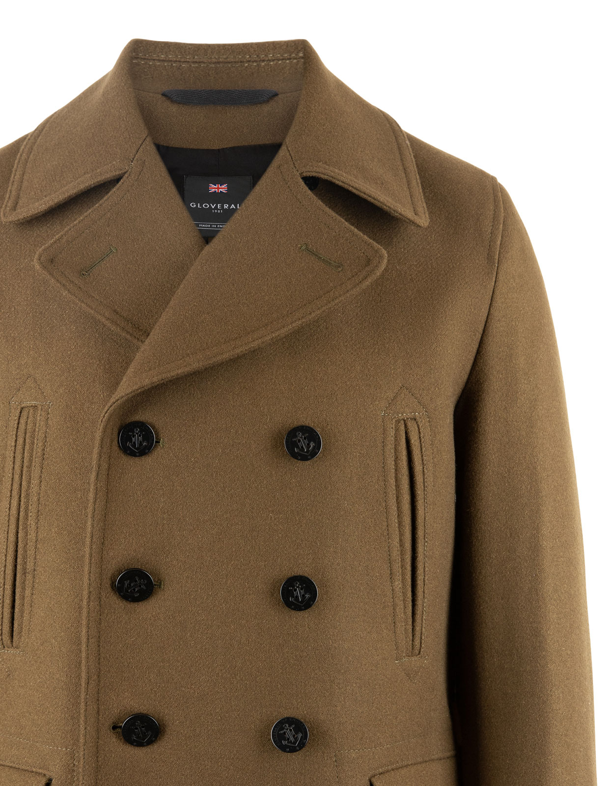 Churchill Peacoat Grön XXL