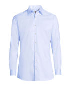Slim Fit Skjorta Bomull Light Blue