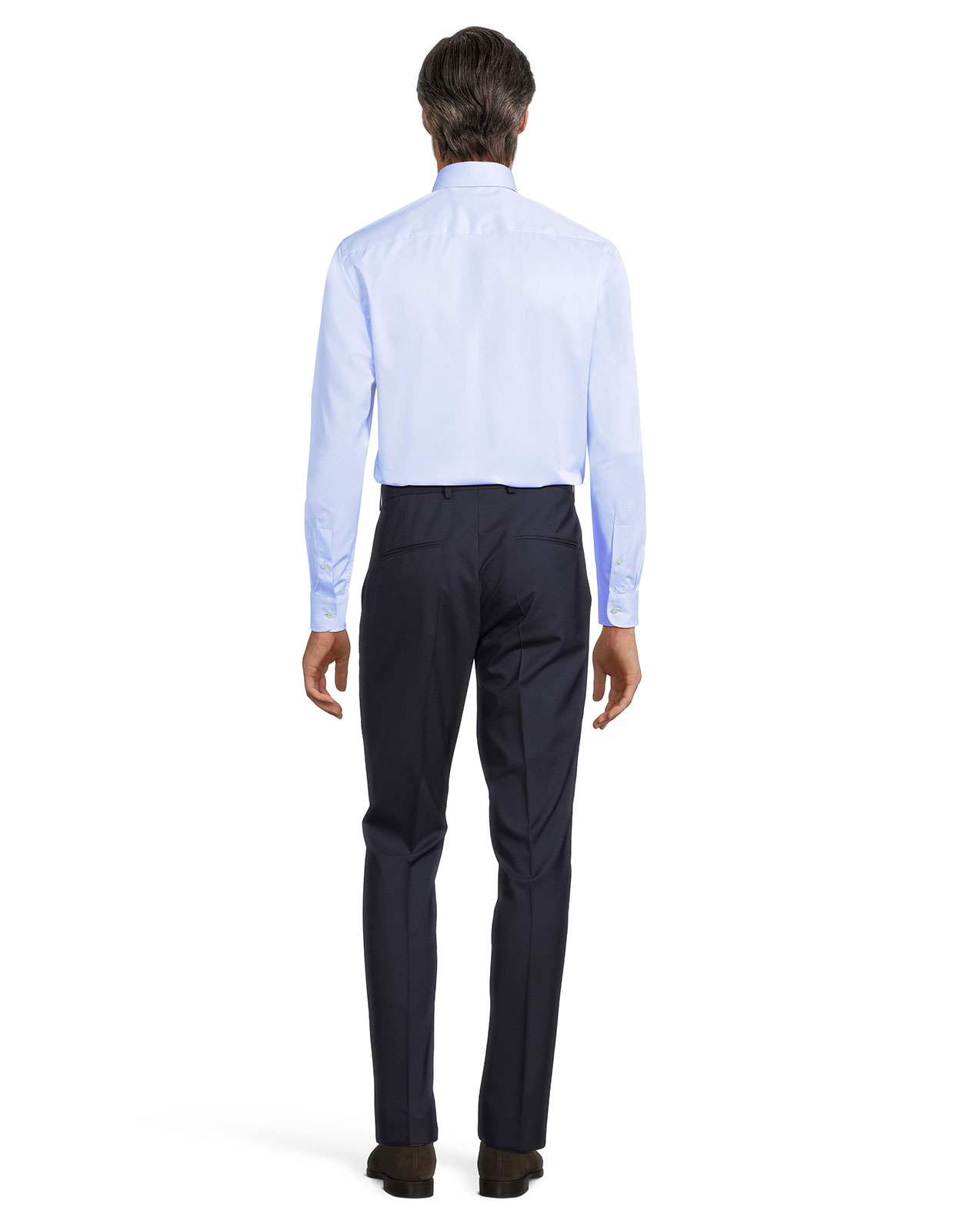 Slim Fit Skjorta Bomull Light Blue Stl 41