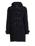 Morris Duffle Coat Navy Blackwatch Stl M