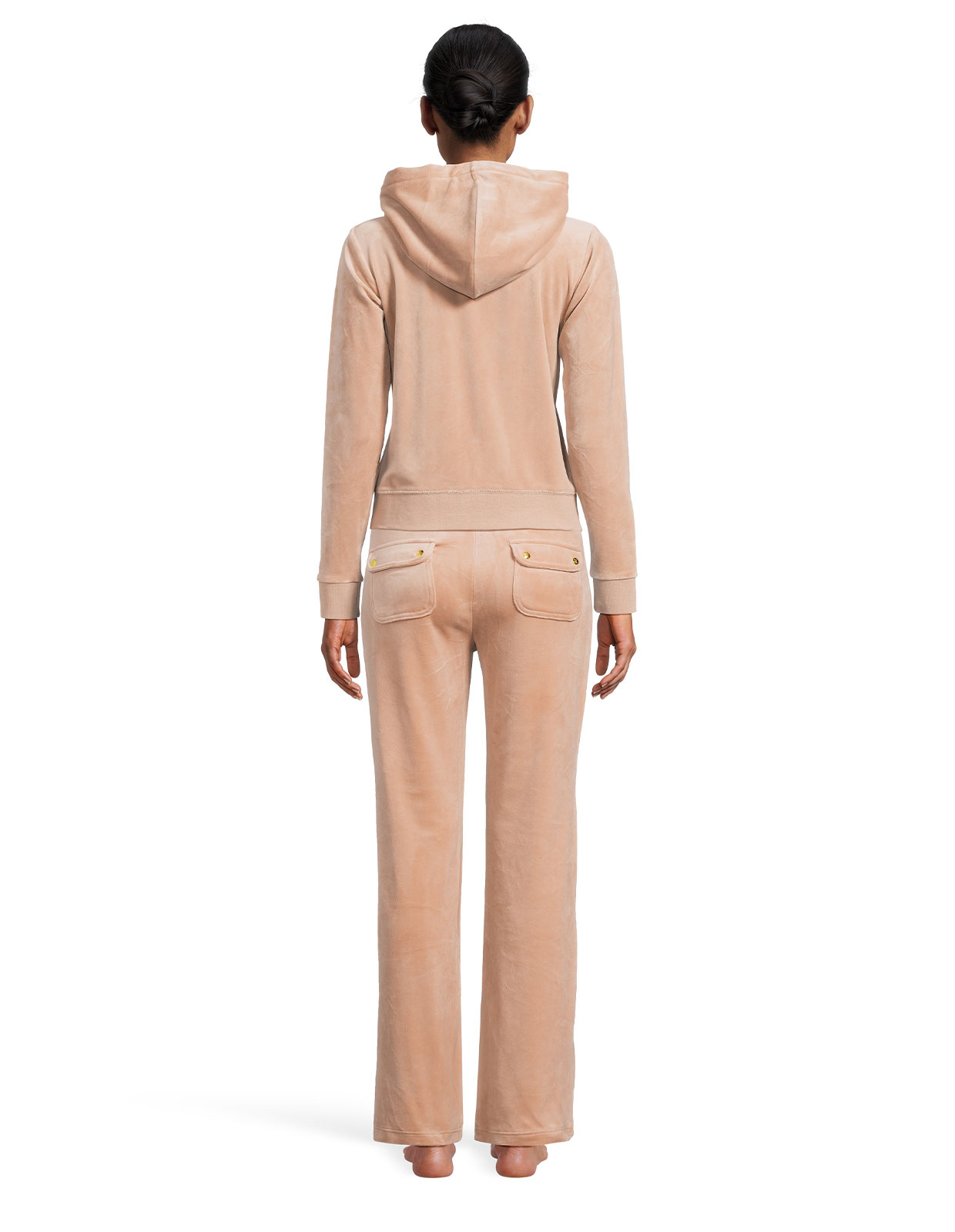 Classic Velour Jacket Gold Caramel Stl S