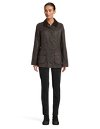 Classic Beadnell Waxed Jacket Olive 10