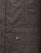 Classic Beadnell Waxed Jacket Olive 10