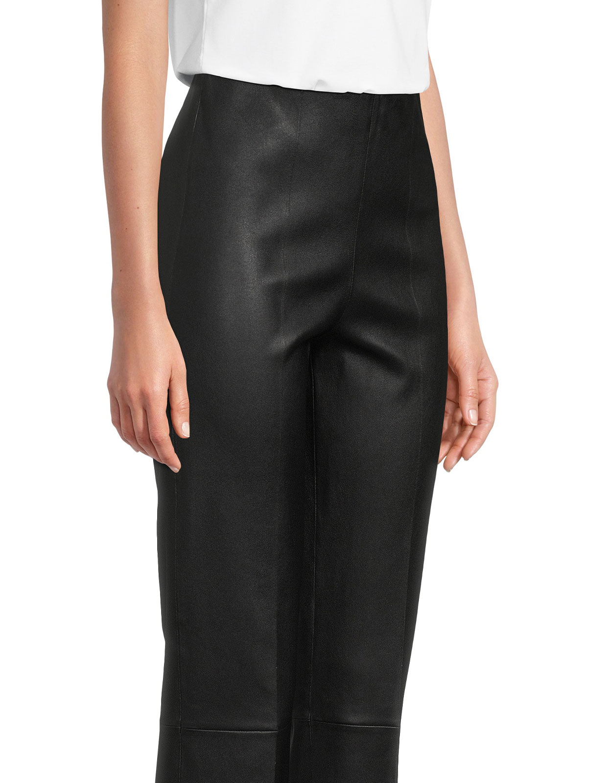 Florentina Leather Trouser Black Stl 38
