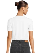 Samina Cotton Jersey T-Shirt Vit