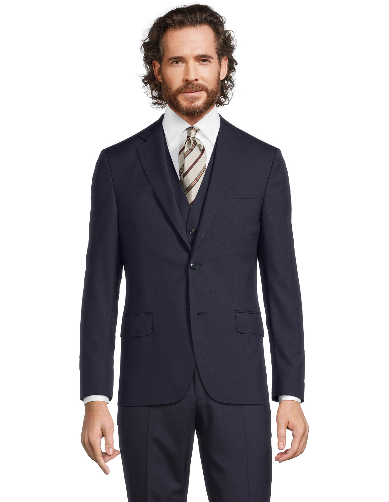 Edmund Suit Jacket Slim Fit Mix & Match Wool Dark Blue