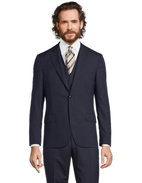 Edmund Suit Jacket Slim Fit Mix & Match Wool Dark Blue Stl 48