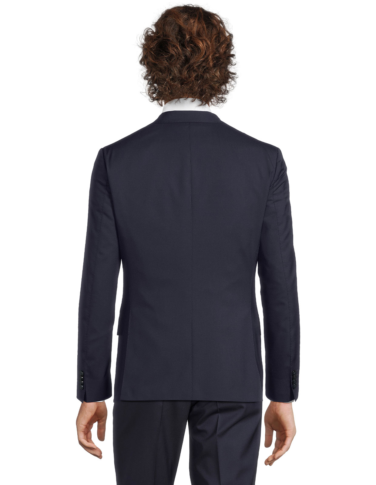 Edmund Suit Jacket Slim Fit Mix & Match Wool Dark Blue Stl 148