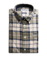 Fortrose Tailored Fit Skjorta Beige/Grön