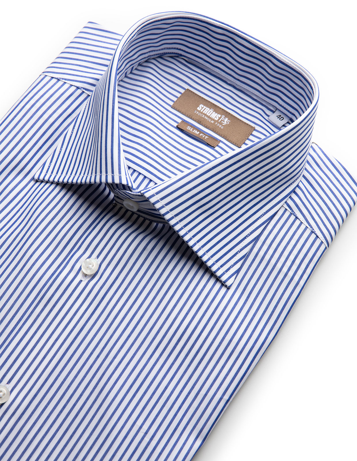 Slim Fit Skjorta Blå/Vit Slim Fit Skjorta Blå/Vit