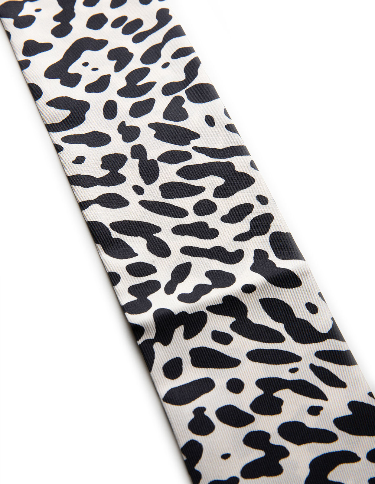 Twilly Scarf Siden Vit/Svart