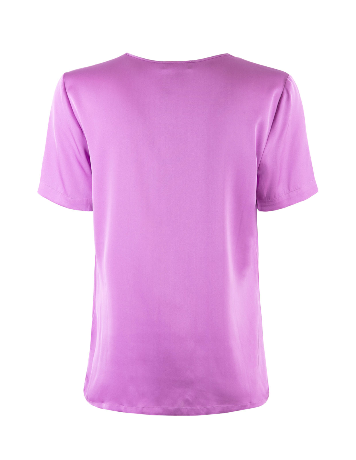 Blus Siden Lila Stl 40