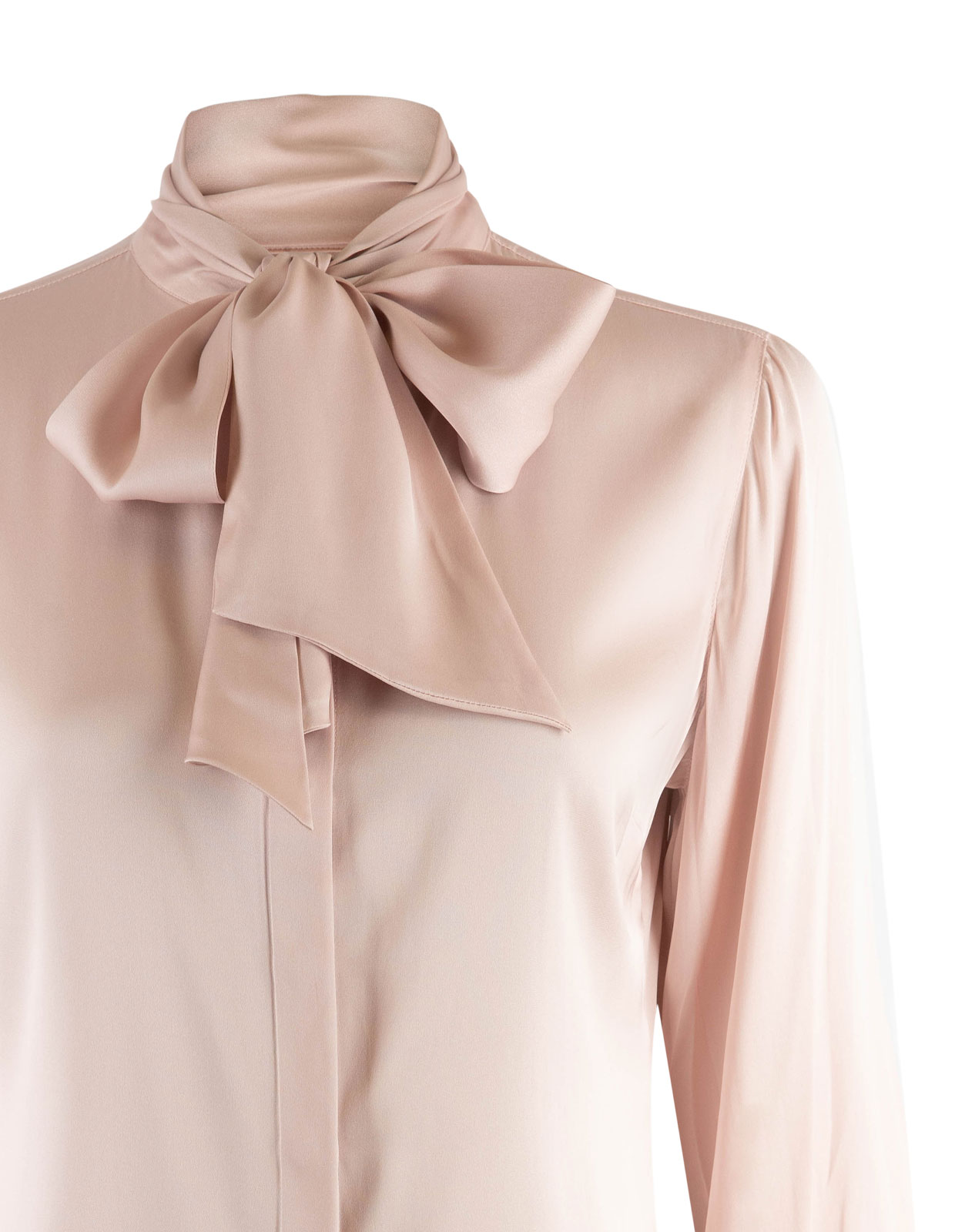 Selma Blus Siden Rosa 36