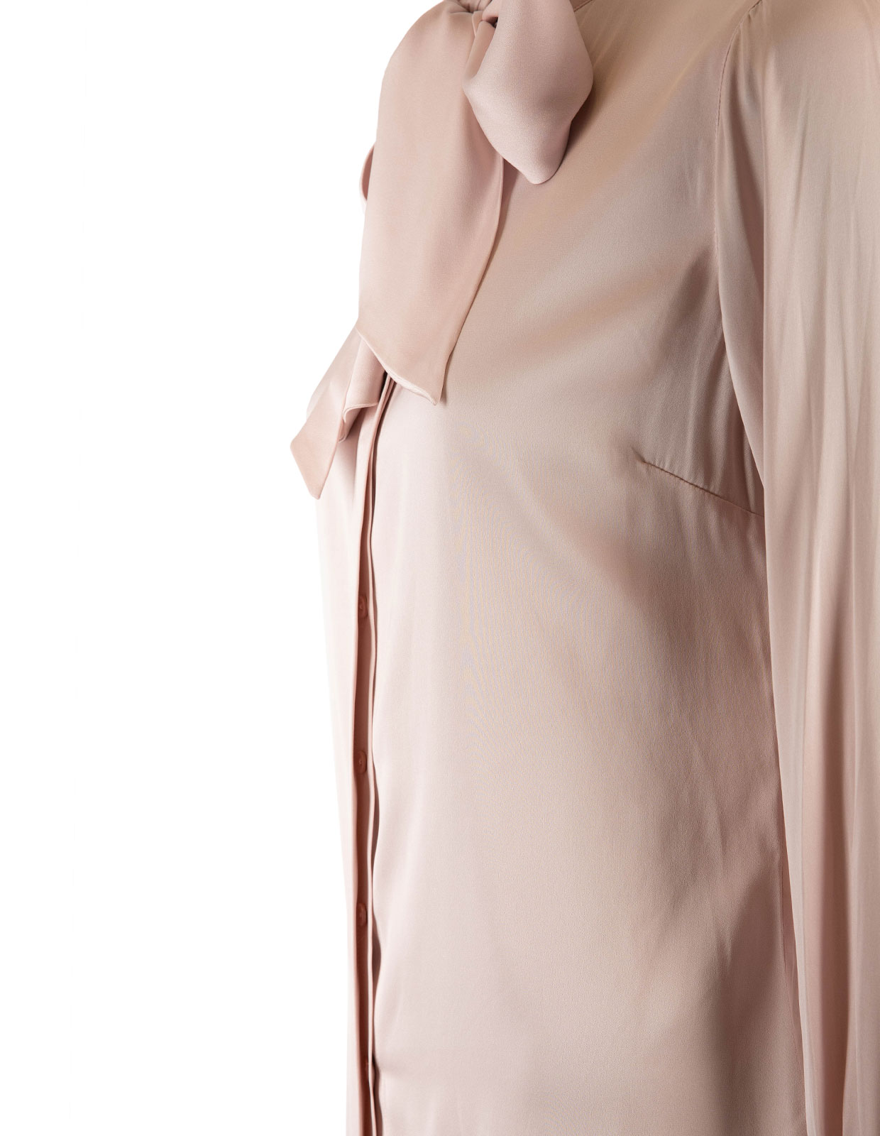 Selma Blus Siden Rosa 36