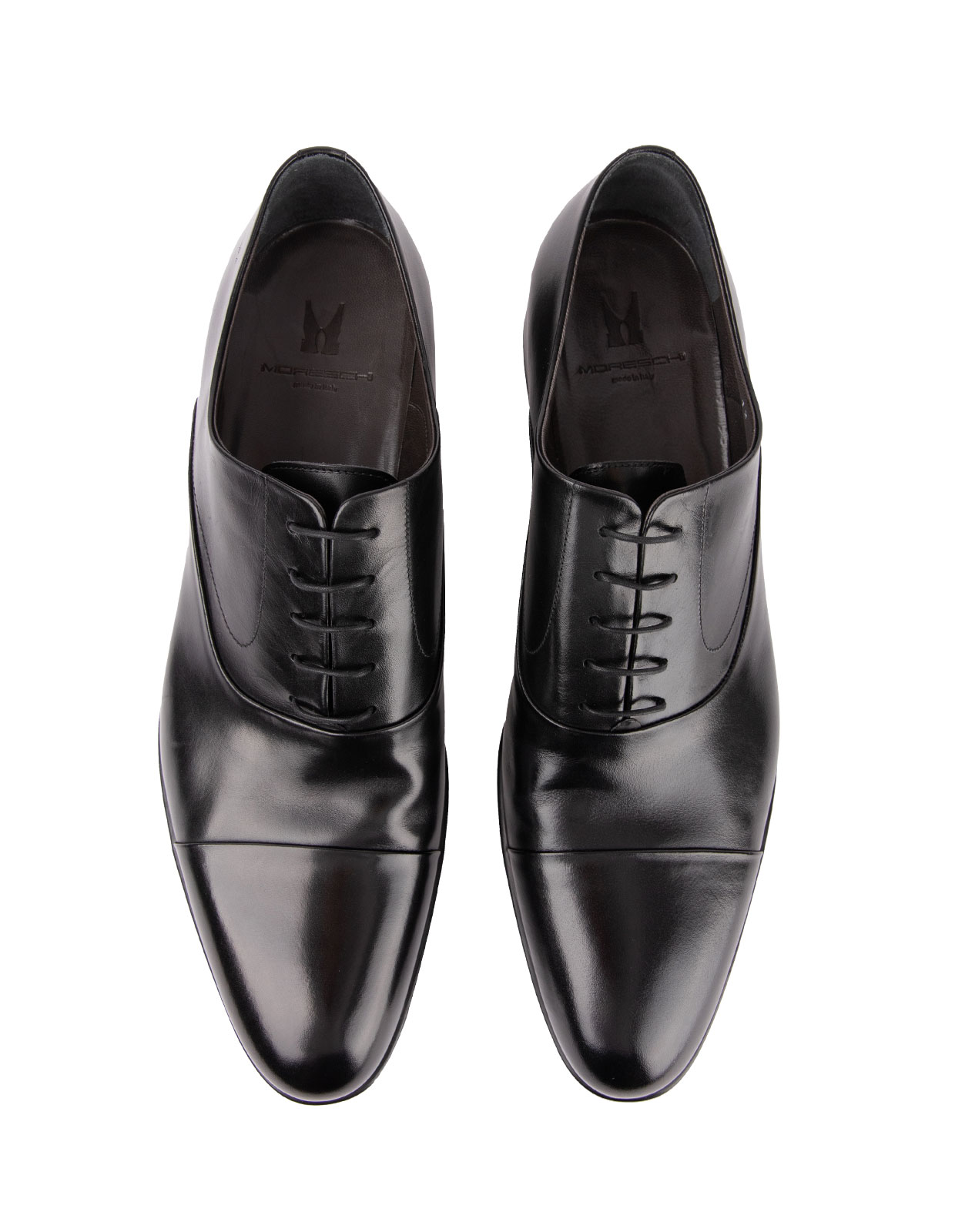Bruges Oxford Shoe Black Stl 10.5