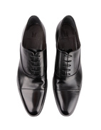 Dublin Oxford Shoe Calfskin With  Rubber Sole Black Stl 6