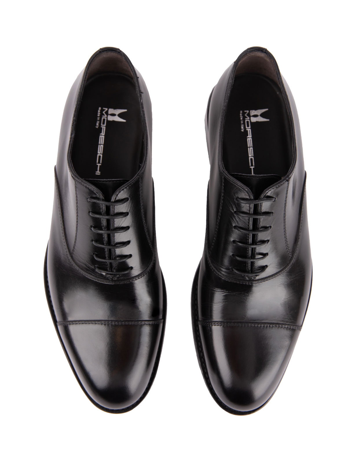 New York Oxford Shoes Calfskin Black