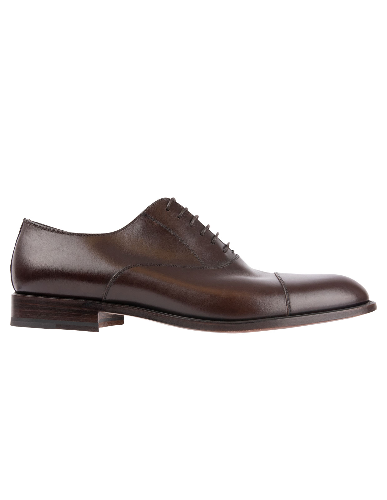 New York Oxford Shoes Calfskin Brown Stl 10.5