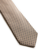 Slips Siden Mönstrad Brun/Beige