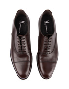 New York Oxford Shoes Calfskin Brown Stl 8.5