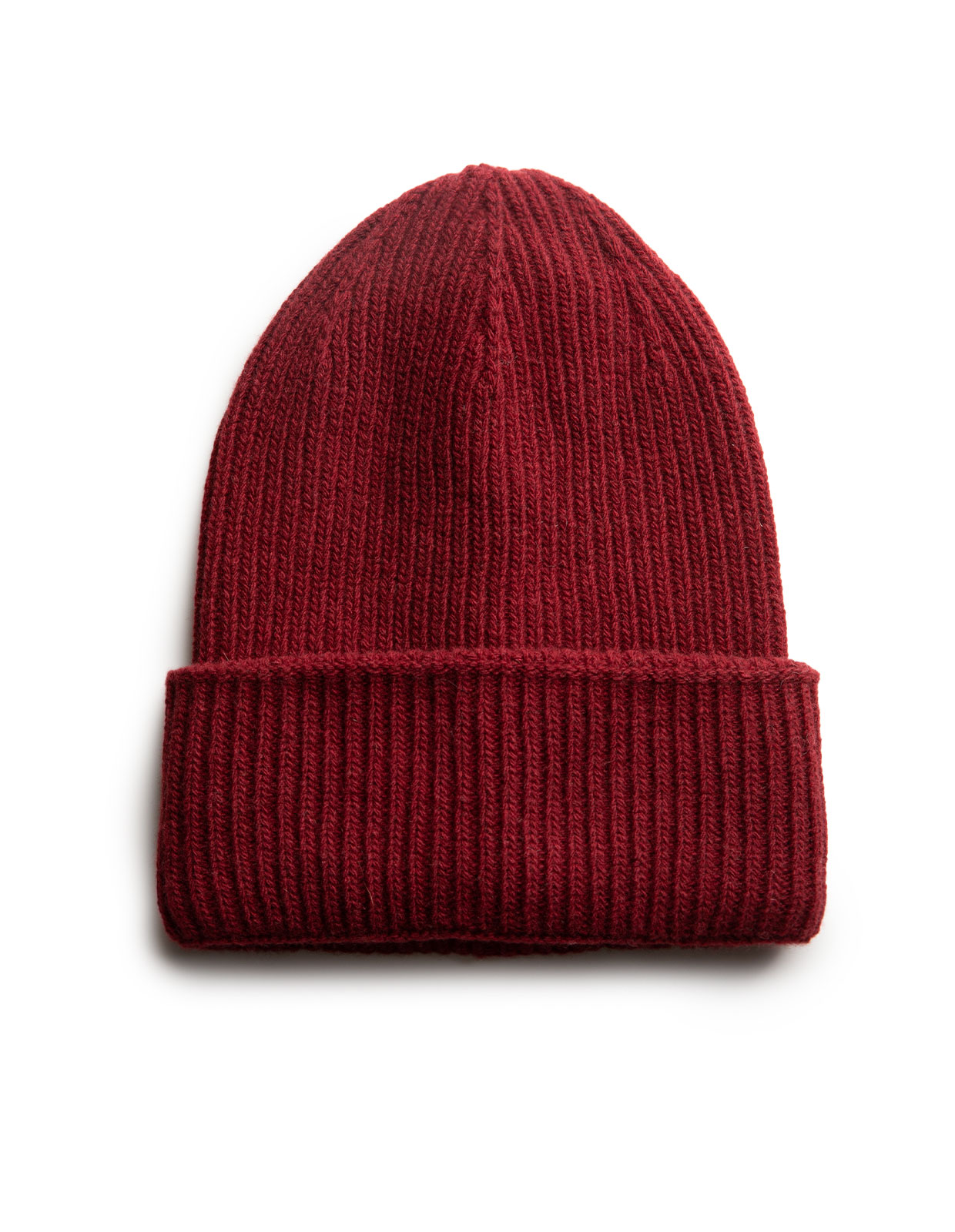 Papi Fabio Mössa Merinoull/Cashmere Vinröd