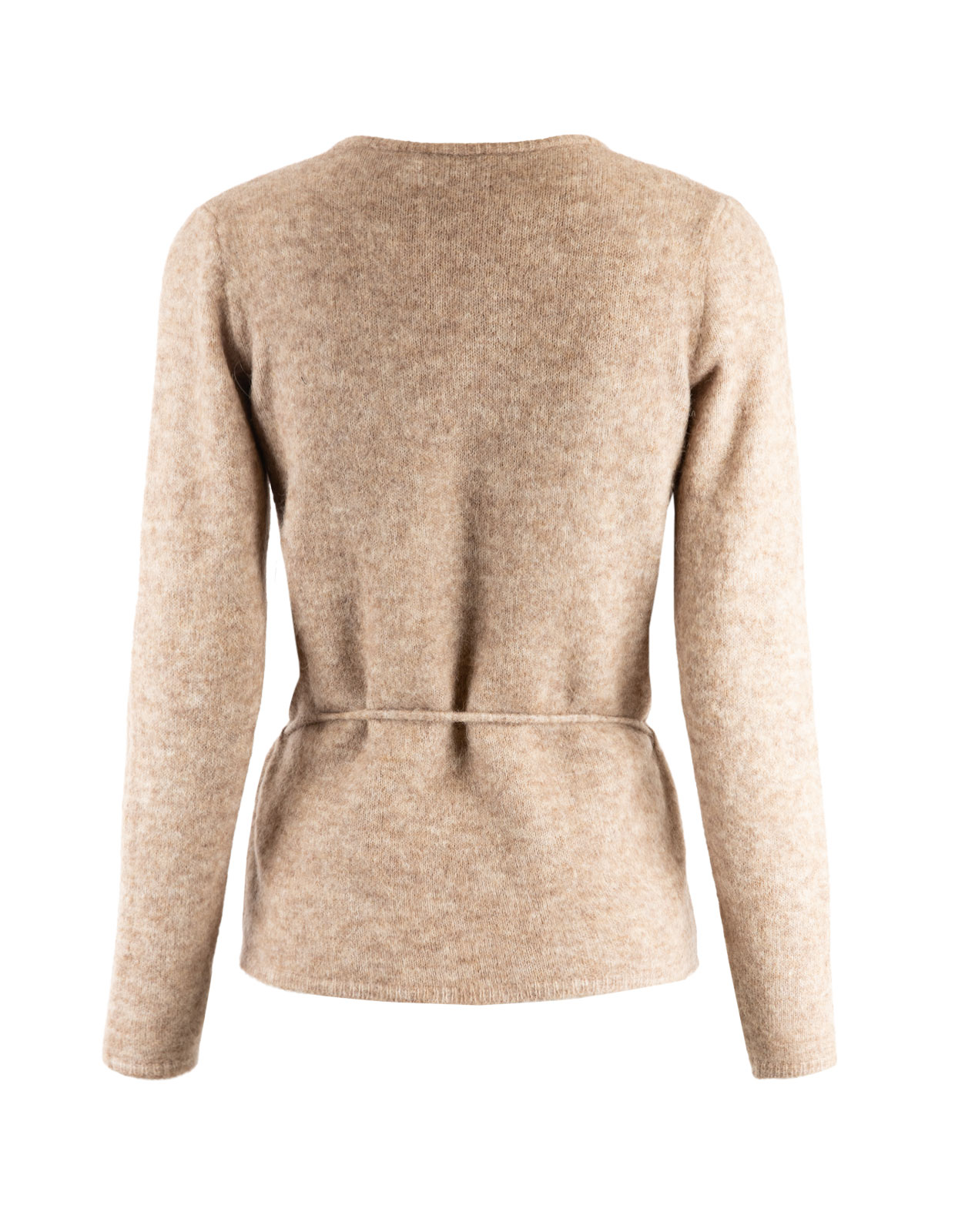 Cardigan med bälte Beige Cardigan med bälte Beige