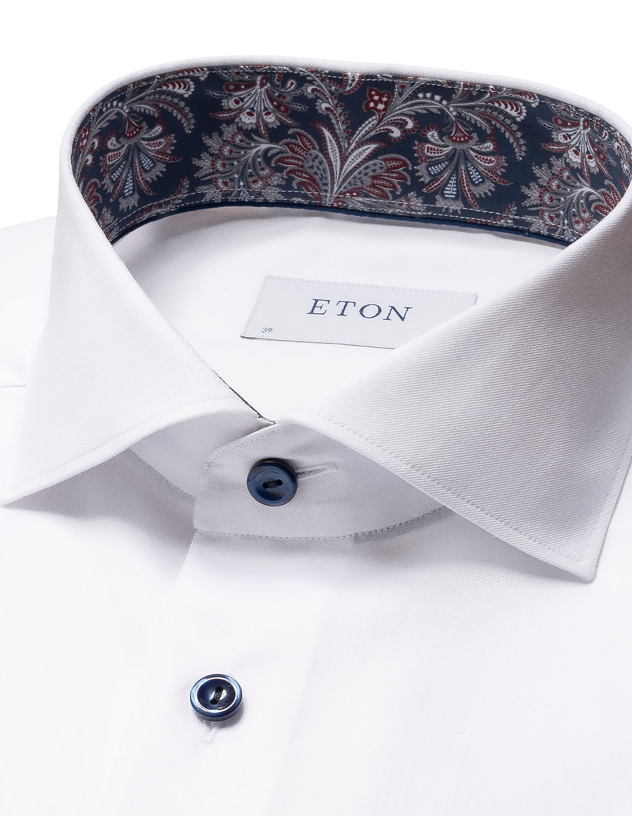 Slim Fit Skjorta Vit