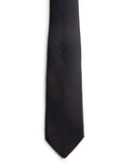 Slips Ull Mönstrad Navy/Brun One Size