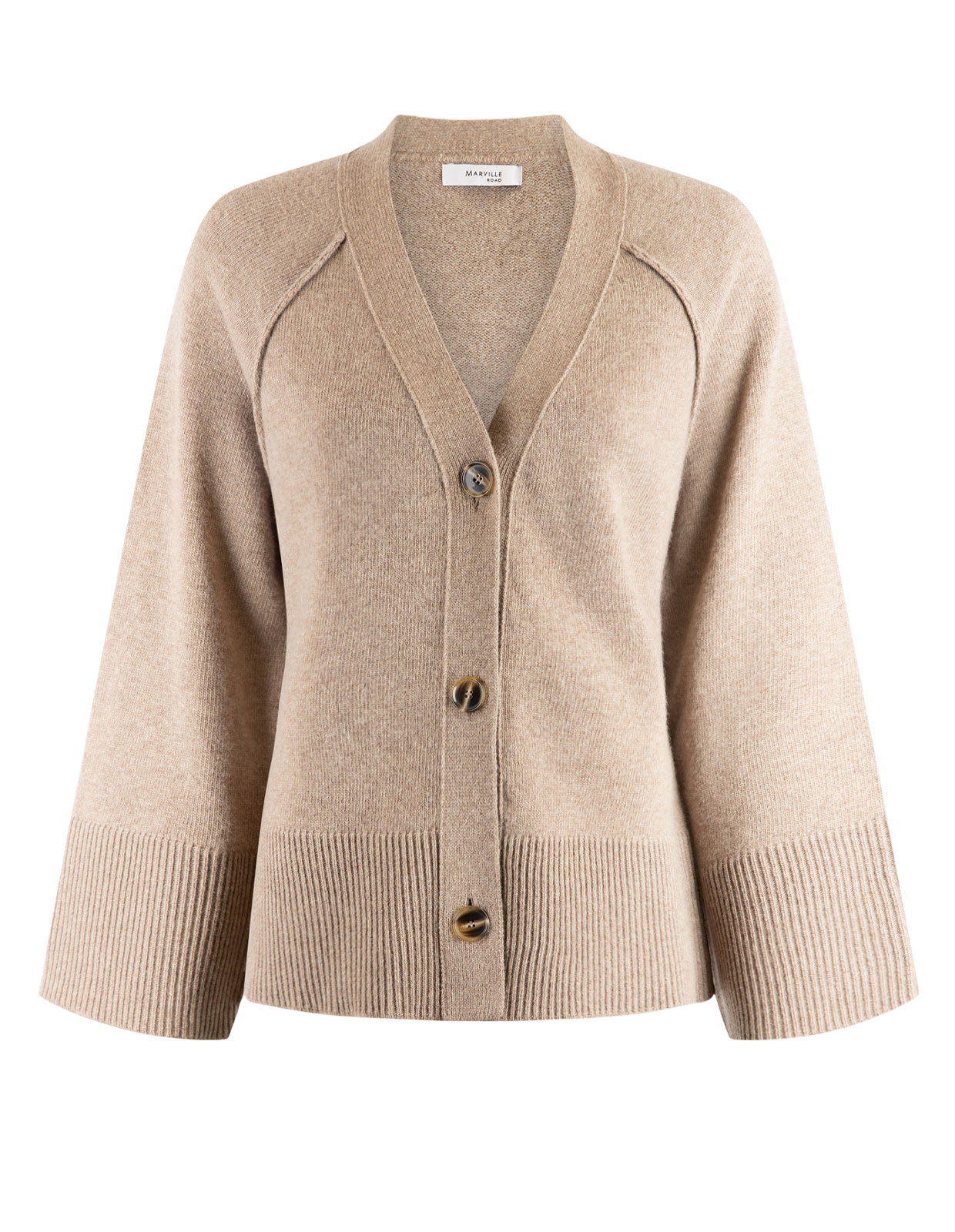 Rebecca Cardigan Gråbeige