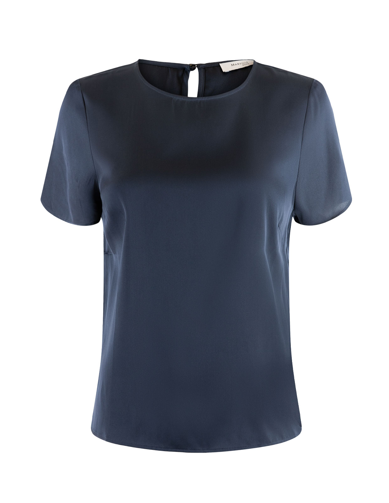 Lorna Silk T-shirt Marinblå