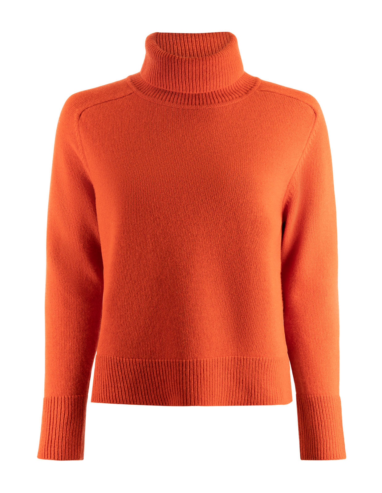 Polotröja Ull/Cashmere Orange Polotröja Ull/Cashmere Orange