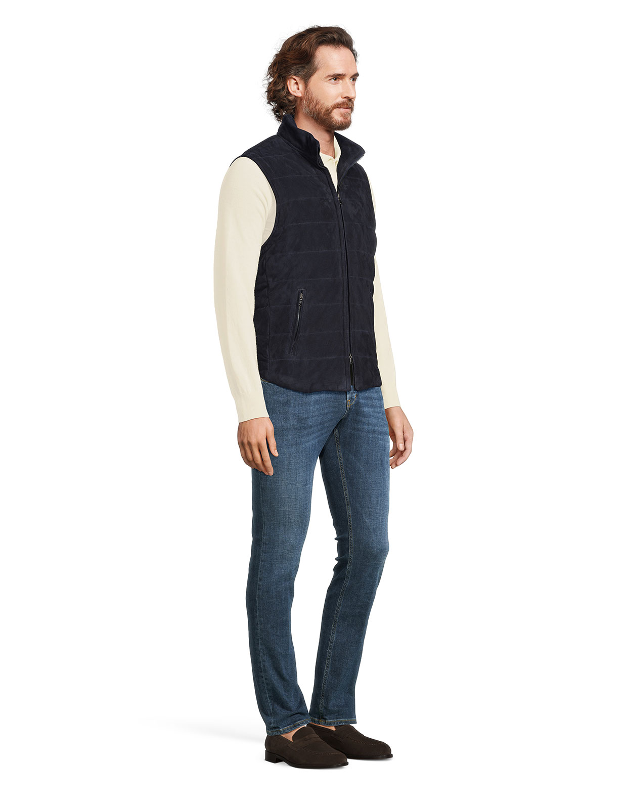 Väst Mocka Navy 50