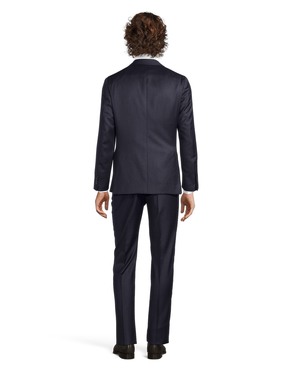 Aida Timeless Connoisseur Wool Suit Navy Blue Stl 48