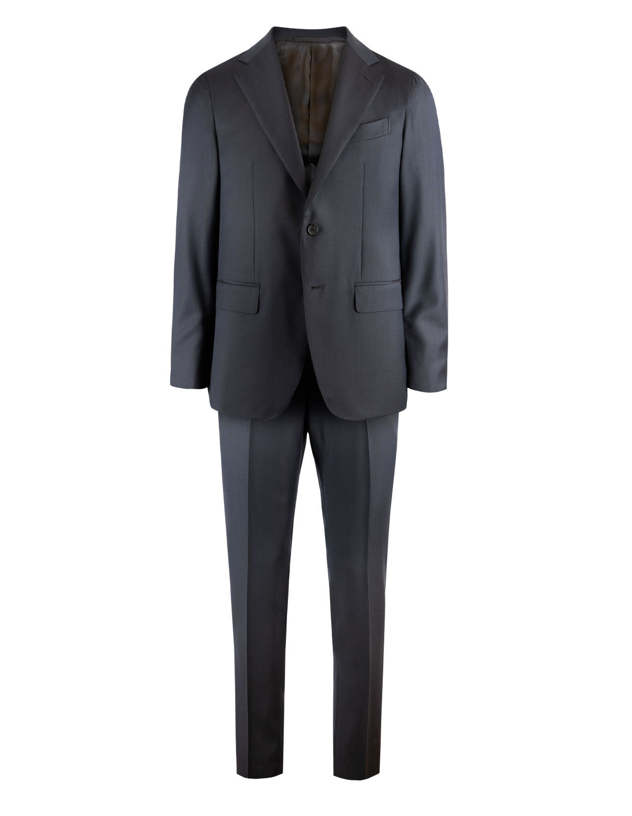 Aida Timeless Connoisseur Wool Suit Navy Blue Stl 48