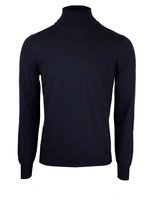 Roll Neck Fashion Fit Extra Fine Merino Navy Stl 52
