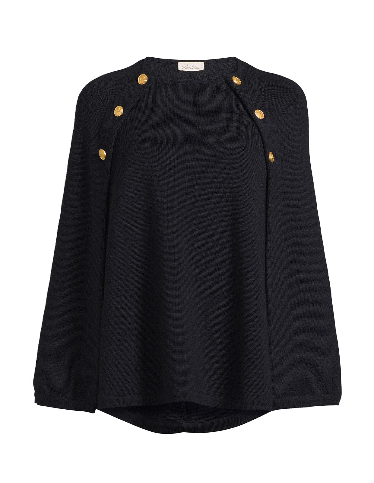 Mary Poncho Merinoull Navy