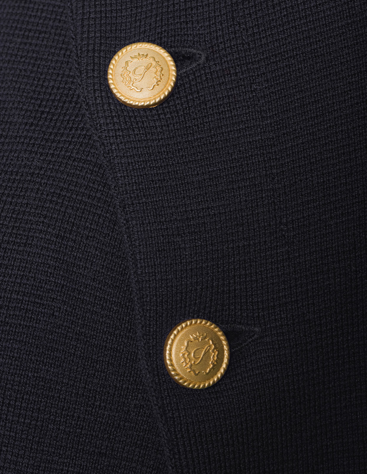 Mary Poncho Merinoull Navy L