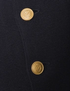 Mary Poncho Merinoull Navy L