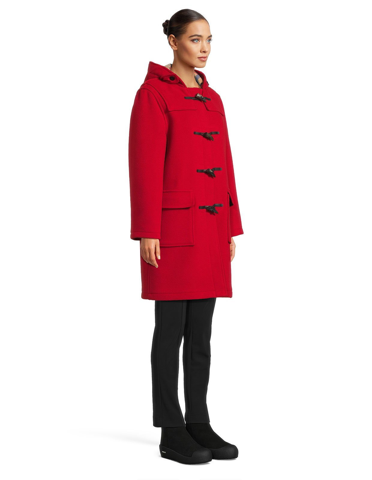 Women's Original Duffle Coat Red/Thomas