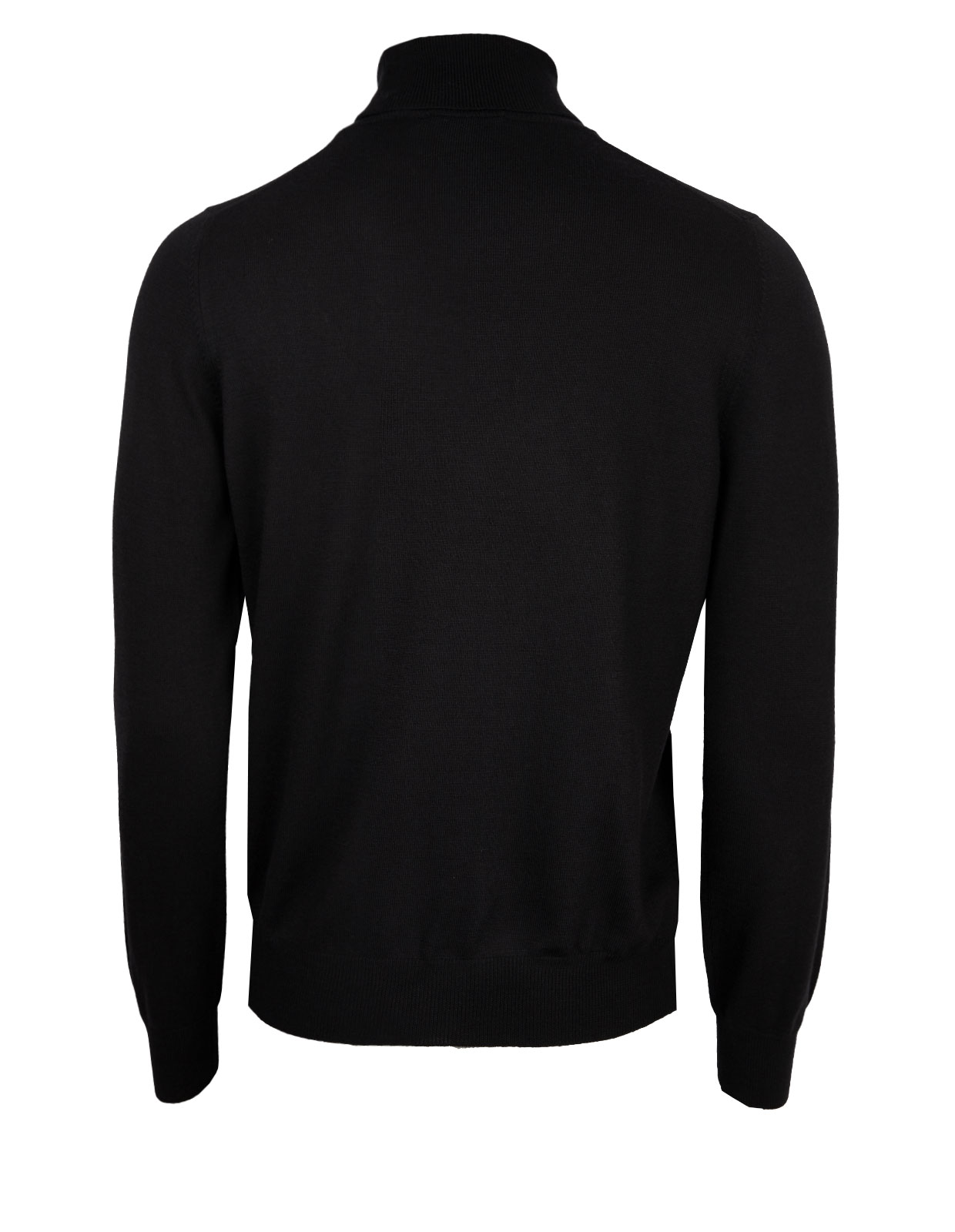 Roll Neck Fashion Fit Extra Fine Merino Black Stl 50