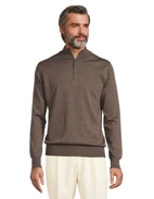 Half Zip Tröja Merinoull Brun M