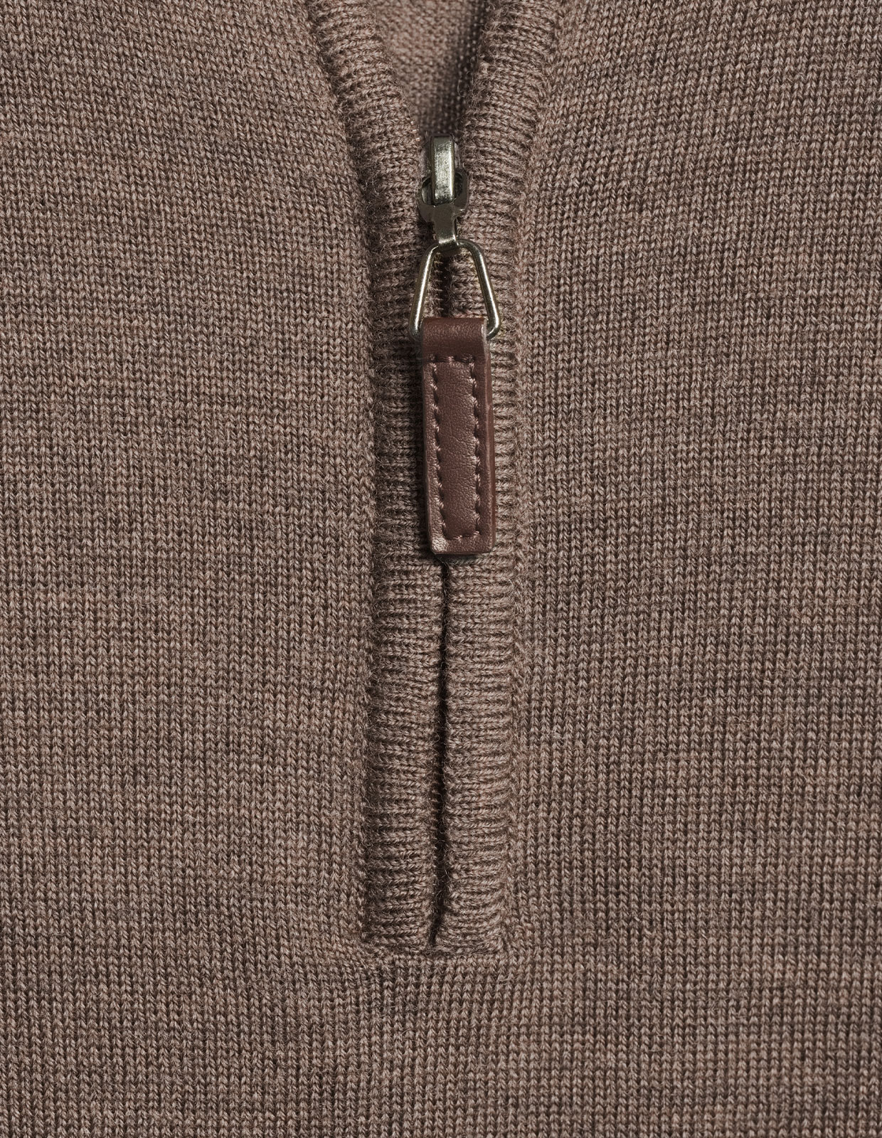 Half Zip Tröja Merinoull Brun M