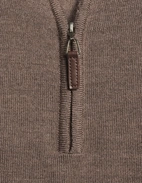 Half Zip Tröja Merinoull Brun M