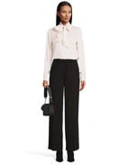 Ingrid Trousers Front Zip Black Stl 42