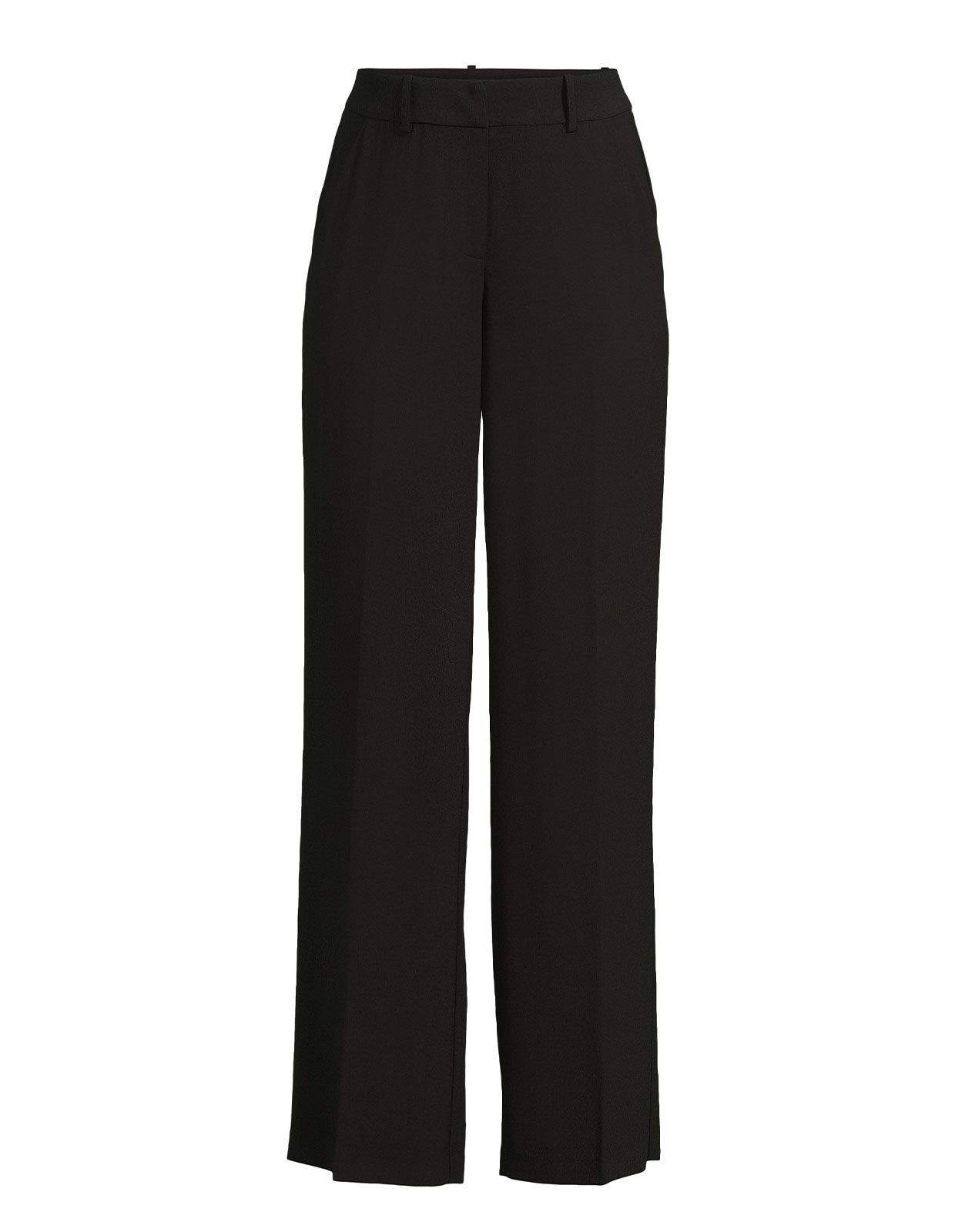 Ingrid Trousers Front Zip Black