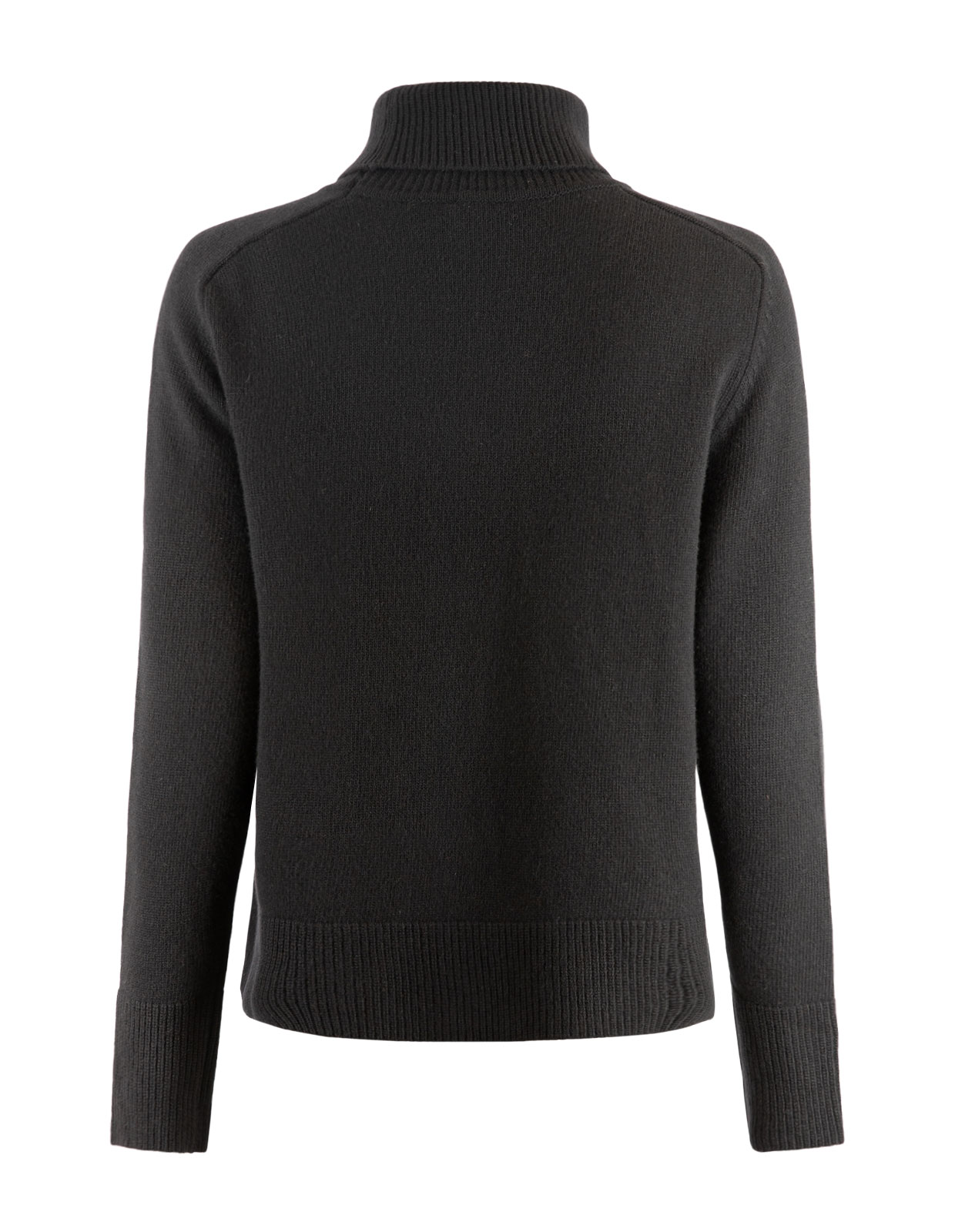 Polotröja Ull/Cashmere Svart Polotröja Ull/Cashmere Svart